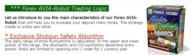 Forex Avia Robot Trading Algorithm