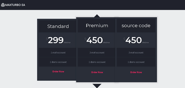 Maxturbo EA pricing