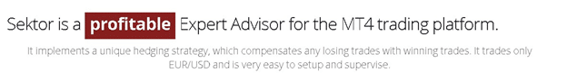 Sektor Expert Advisor