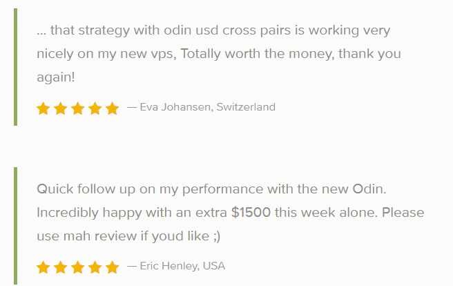 Odin robot Customer reviews