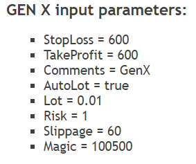 Gen X parameters