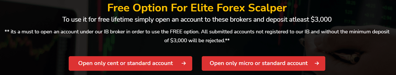 Elite Forex Scalper free option