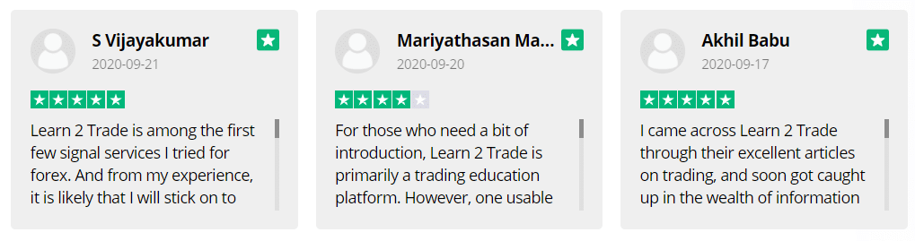 Learn2Trade testimonials