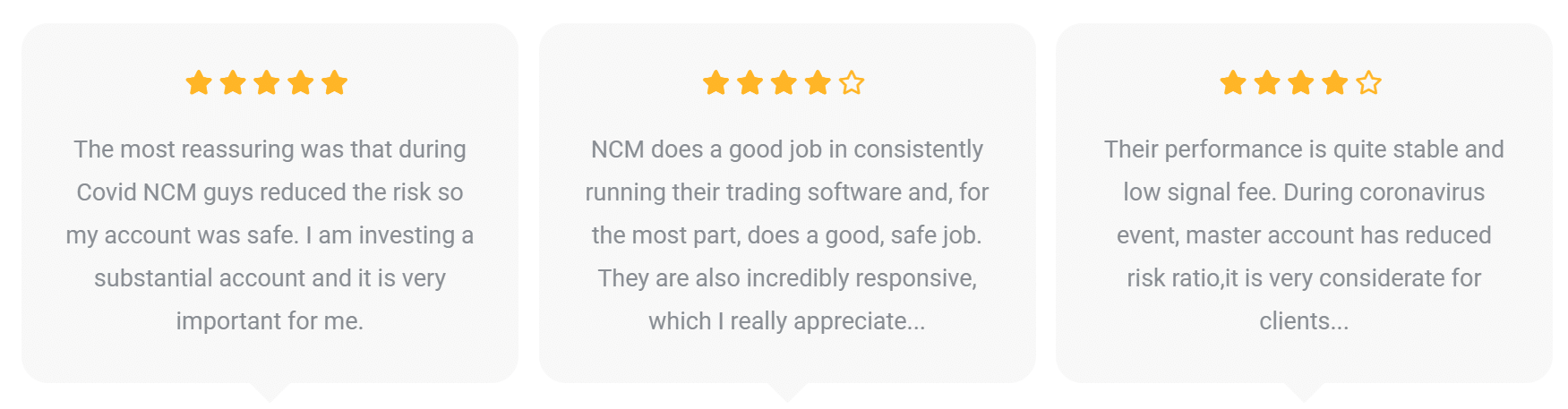 NCM Signals People feedback