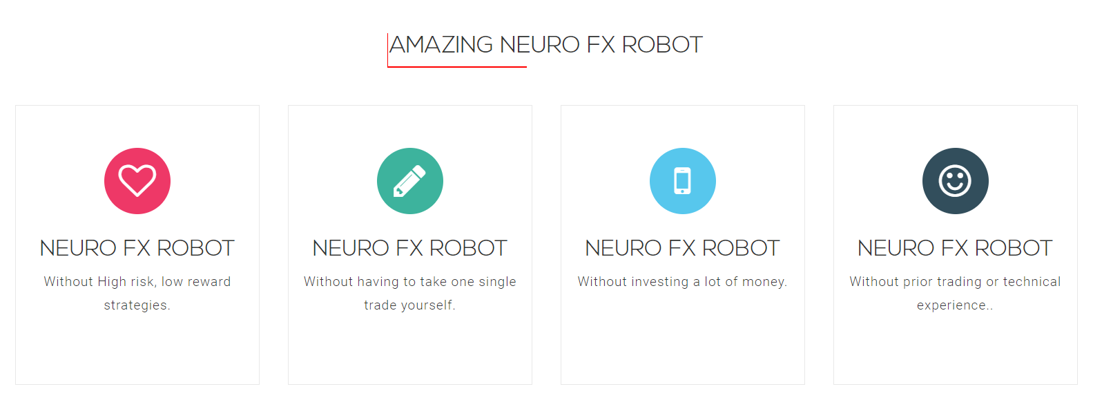 Neuro FX Robot features