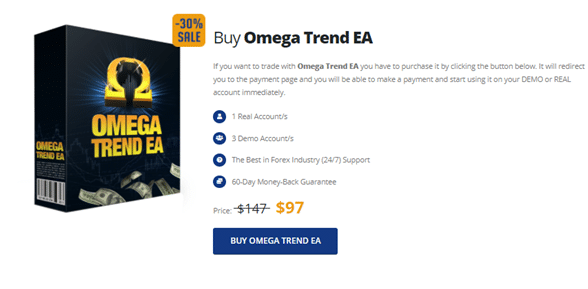 Omega Trend EA Pricing