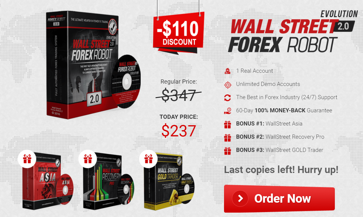 Wall Street Forex Robot price