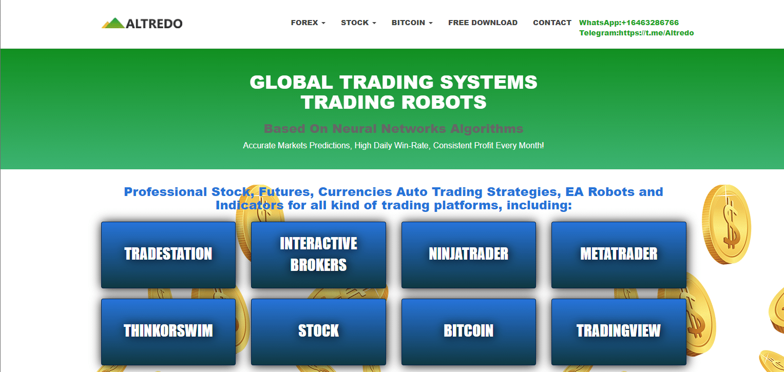 Altredo Forex Robots presentation