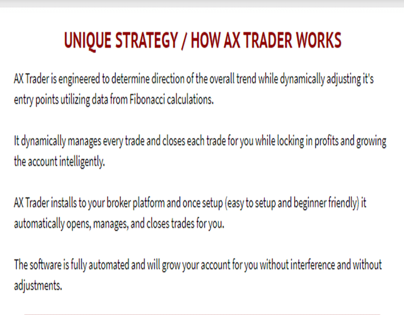 AX Trader Strategy 