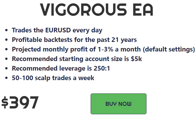 Vigorous EA price