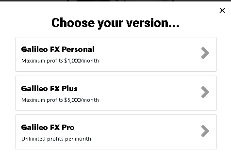 Galileo FX - choose your version