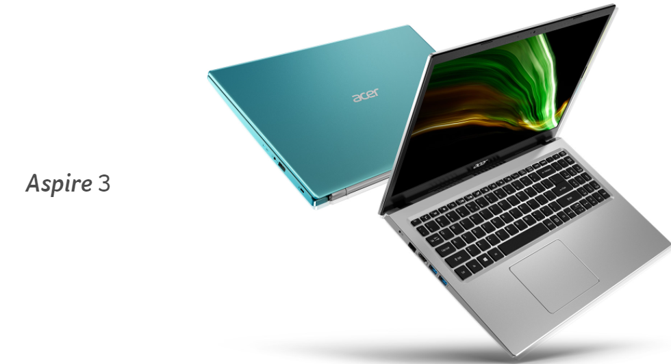 The Acer Aspire 3 laptop