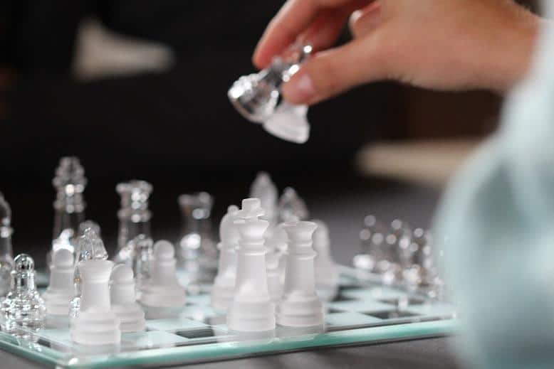 A chess game