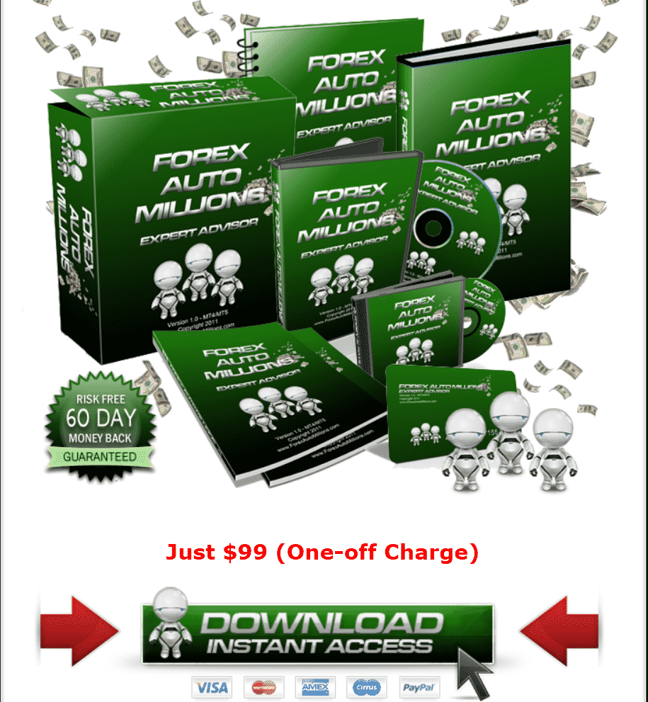 Forex Auto Millions pricing details.
