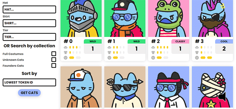 The Cool Cats gallery.