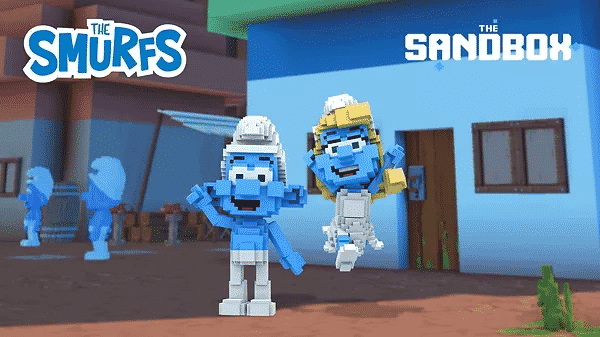 The Smurfs game on Sandbox.
