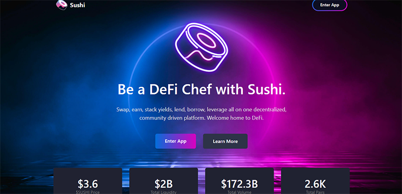 SushiSwap platform