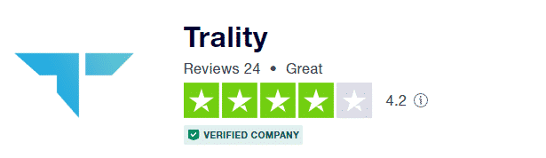 Trality’s page on Trustpilot.