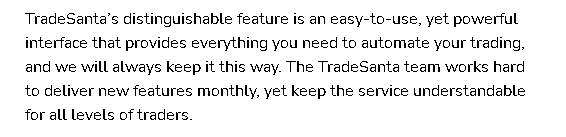 TradeSanta’s interface details.