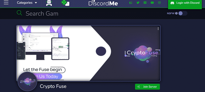 Crypto Fuse server page