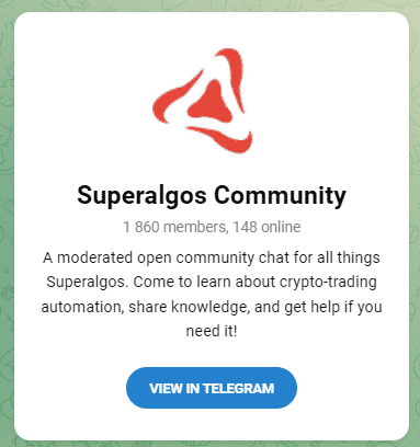 Telegram community.